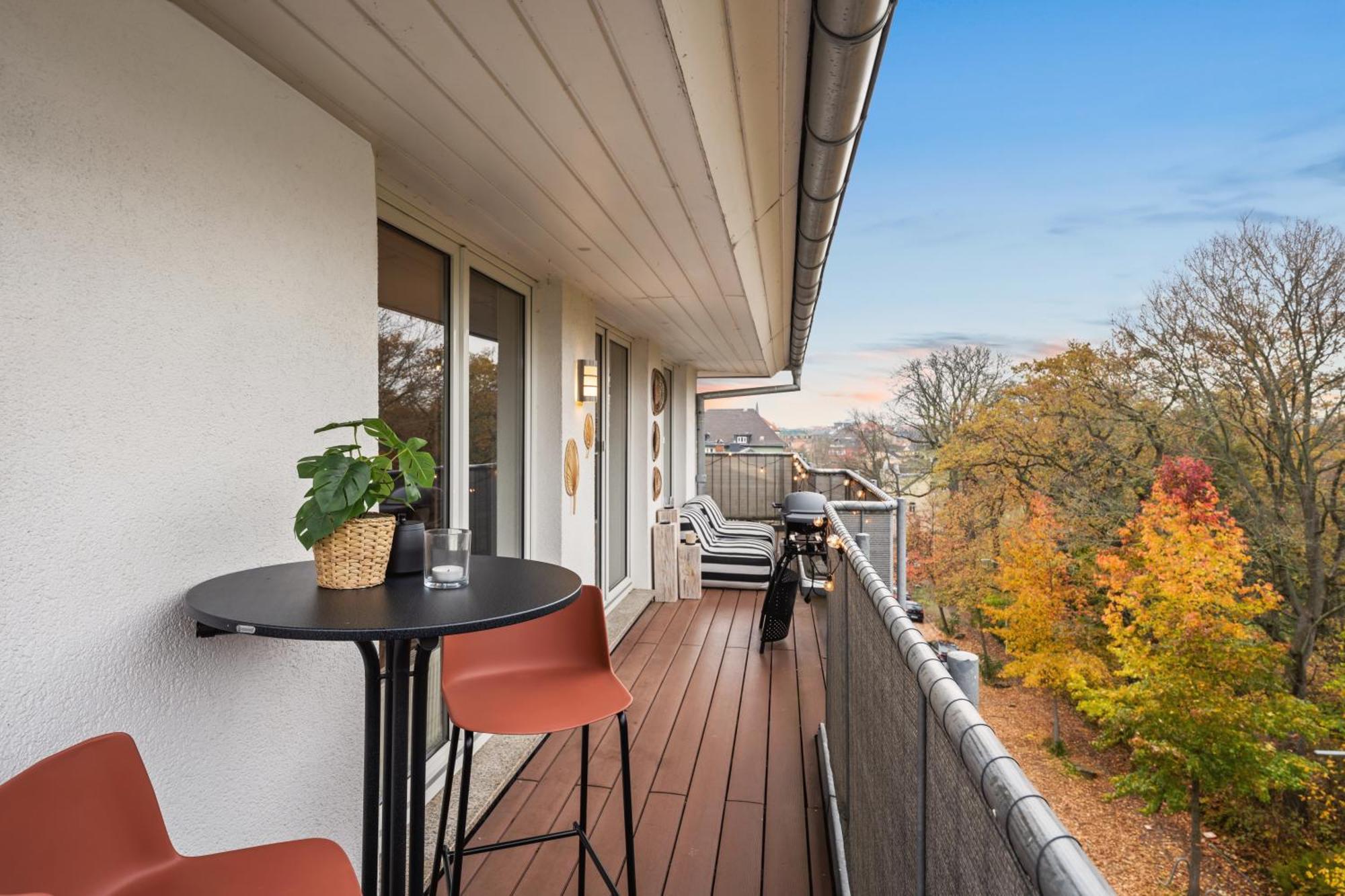 Edler Wohnraum Schwanenteich-Penthouse Mit Garage, Grill, Kaffeevollautomat, Klima, Lift & Terrasse Apartamento Zwickau Exterior foto
