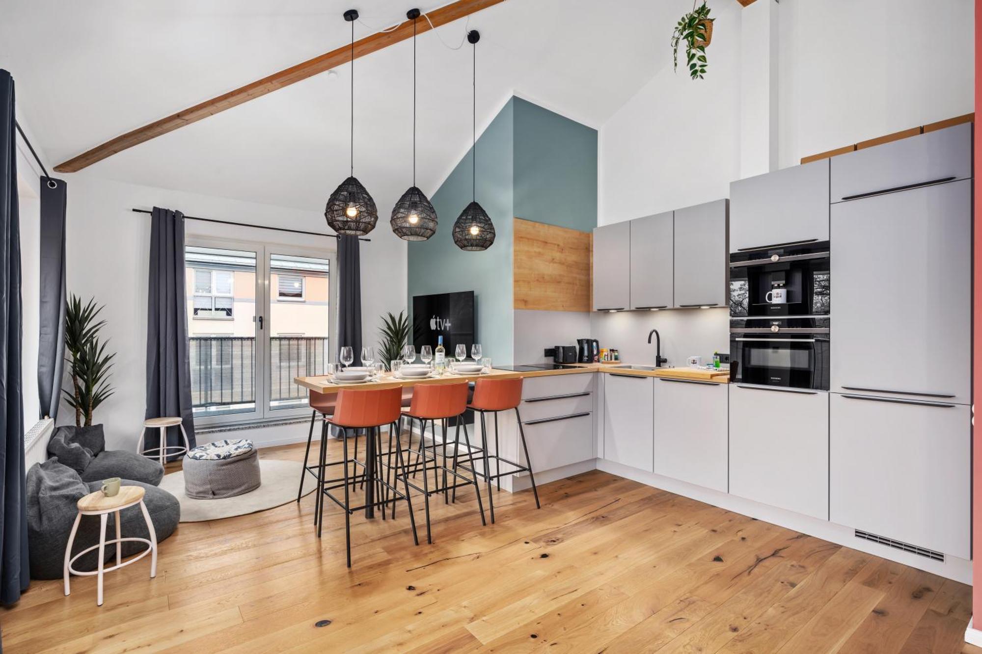 Edler Wohnraum Schwanenteich-Penthouse Mit Garage, Grill, Kaffeevollautomat, Klima, Lift & Terrasse Apartamento Zwickau Exterior foto